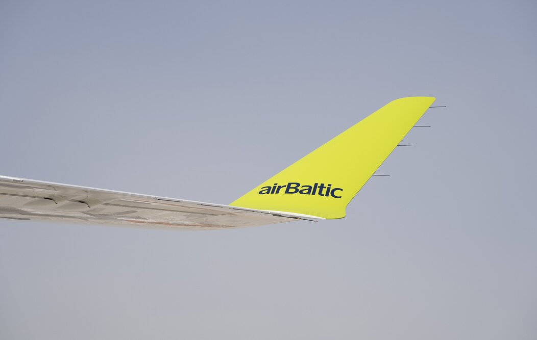 Photo d'un avion airBaltic