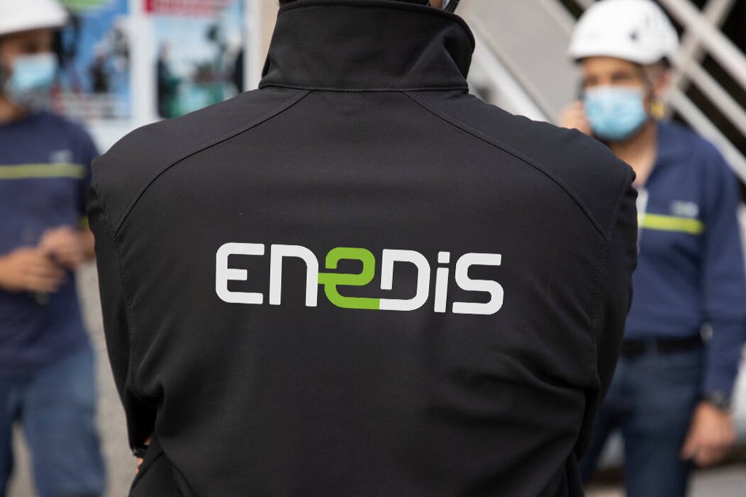 Photo d'une personne travaillant chez Enedis