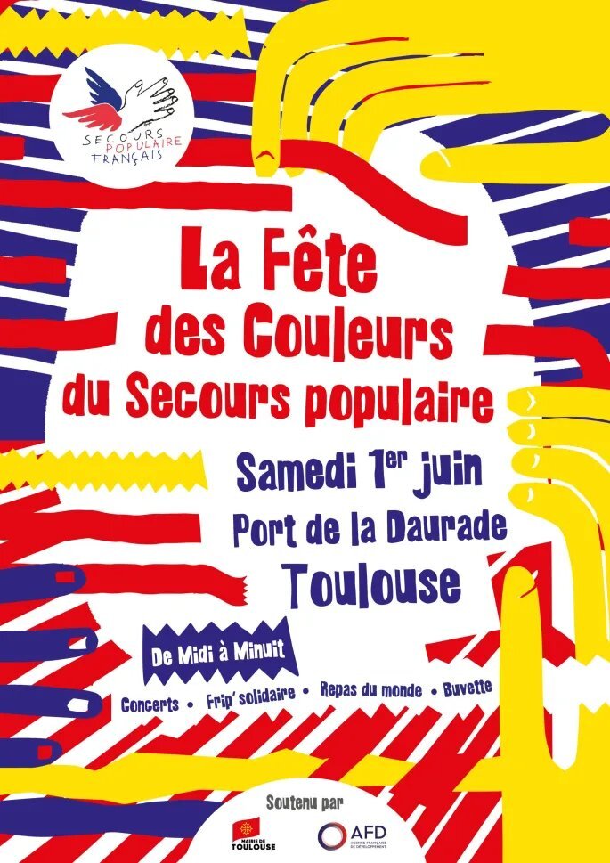 L'affiche de la Fete des Couleurs de Toulouse
