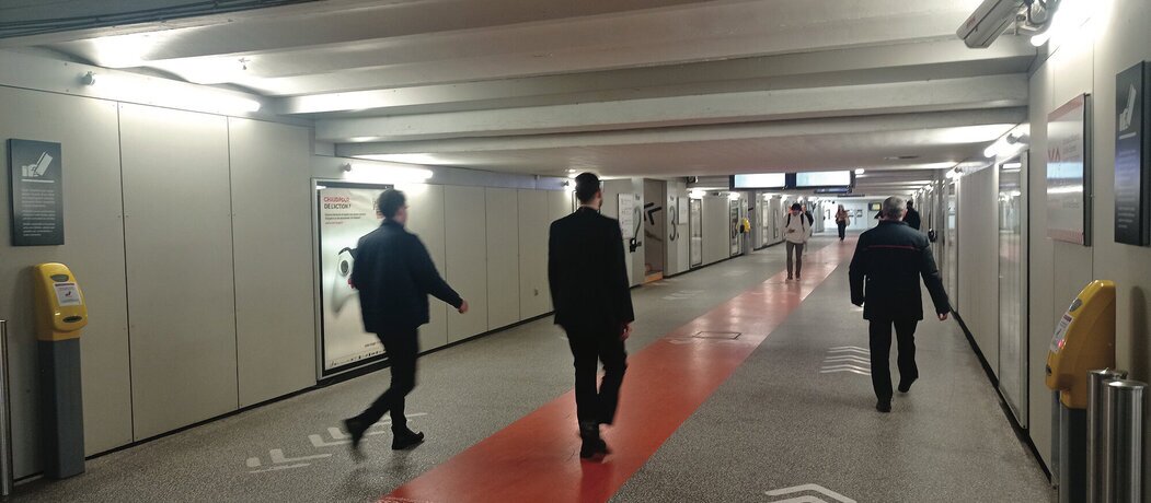 Photo du passage souterrain