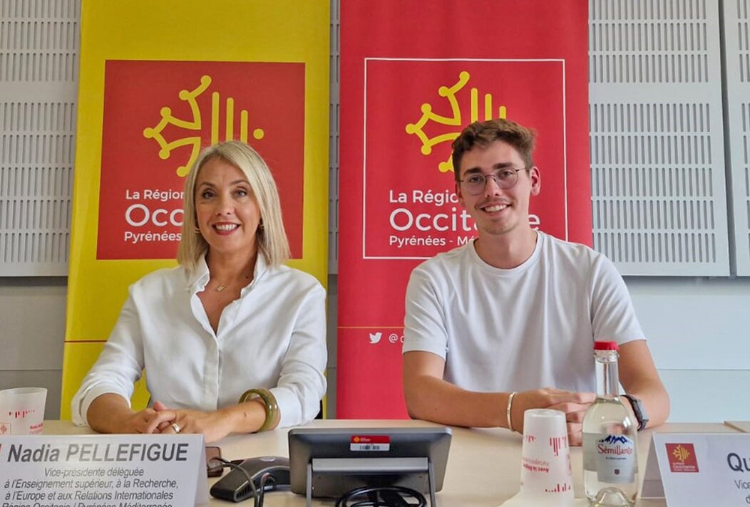 Photo de Nadia Pellefigue et Quentin Leroi