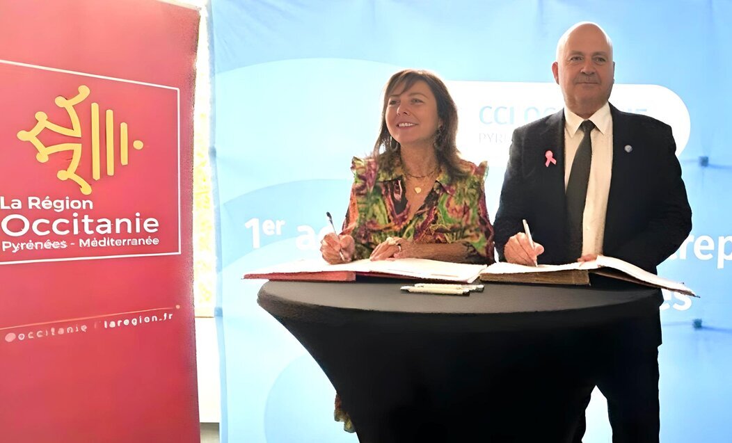 Photo de Carole Delga et Jean-François Rezeau