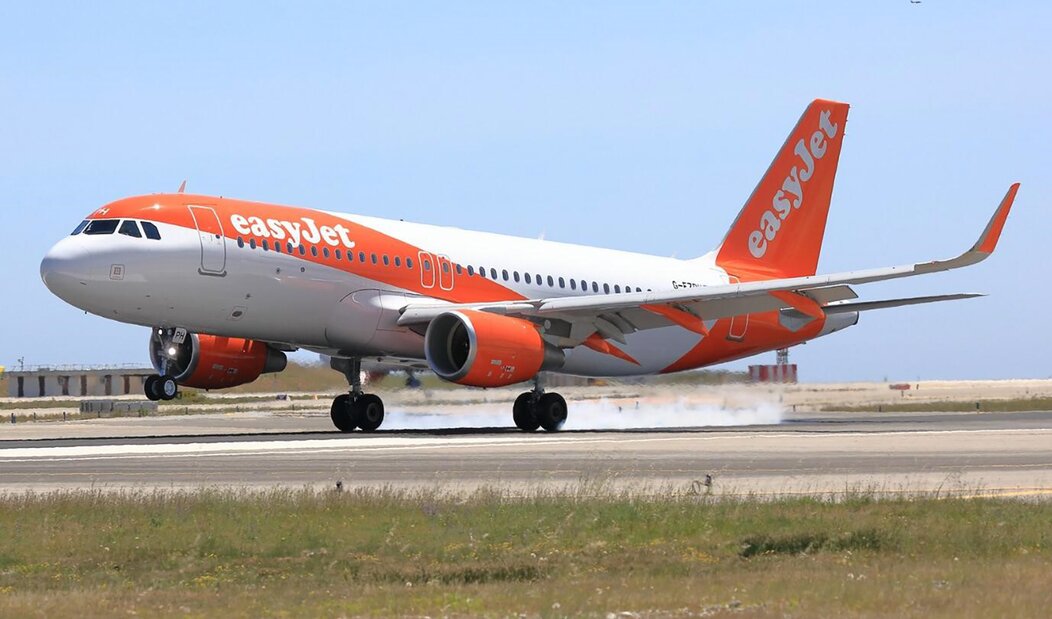 Photo d'un avion easyJet