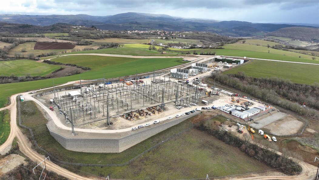 Photo du poste électrique Sud-Aveyron