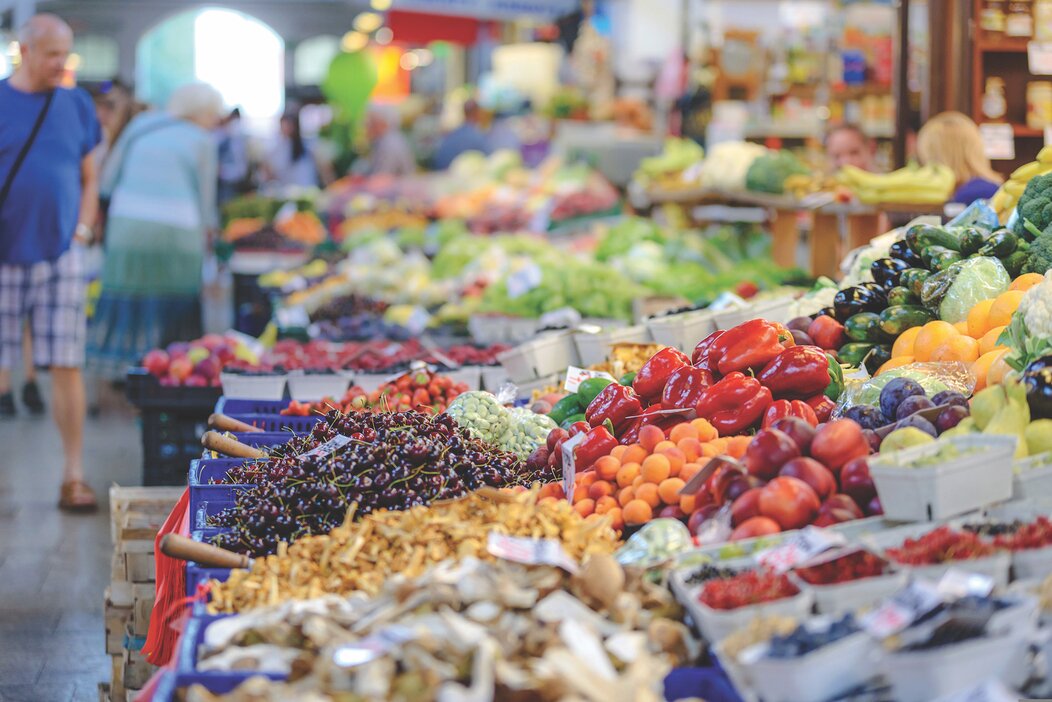 Photo d'un marché