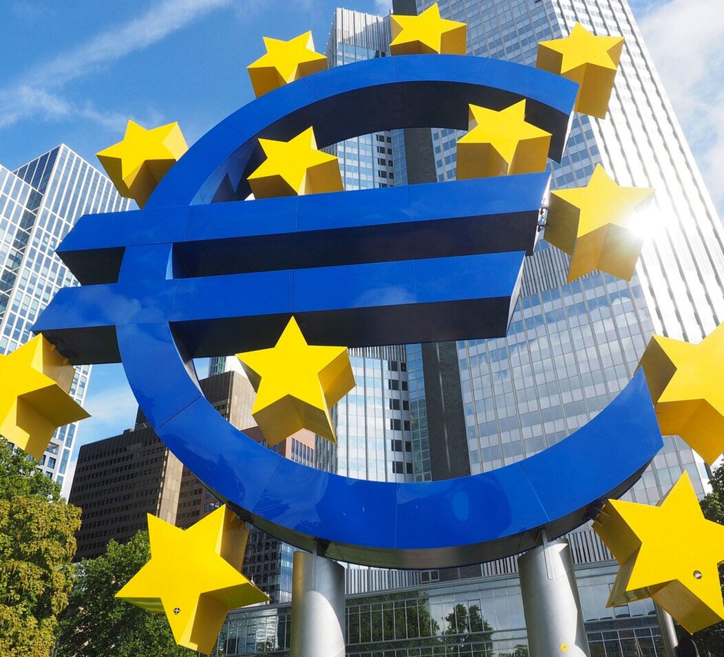 Photo du symbole de l'Euro