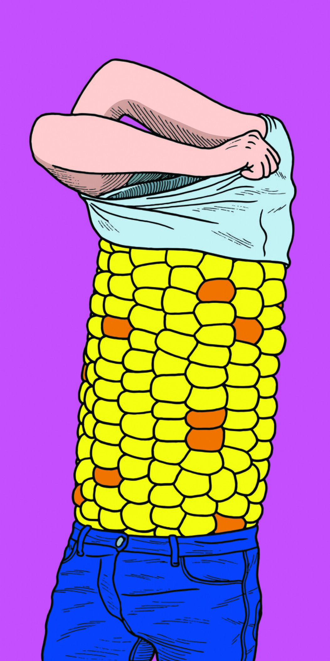 Dessin, Corn
